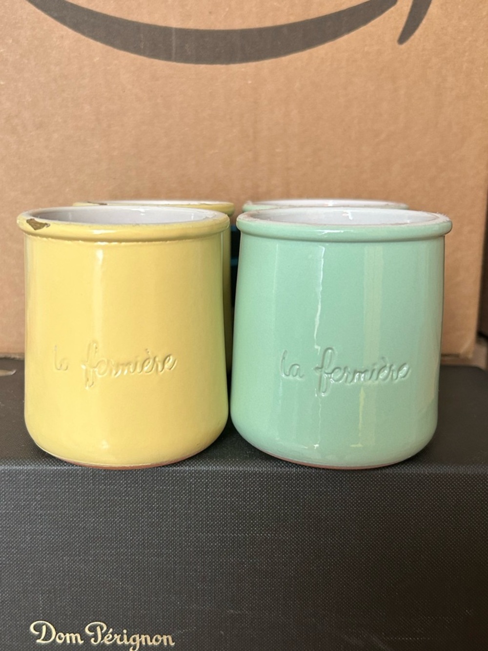 La Fermière yellow & mint
Ceramic Jars
